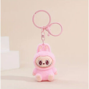 THE MONSTERS Labubu 3D Popmart Keychain - pink